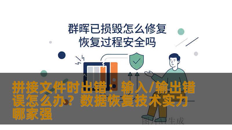拼接文件时出错：输入/输出错误怎么办？数据恢复技术实力哪家强