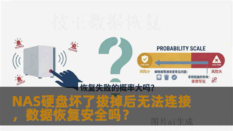 NAS硬盘坏了拔掉后无法连接，数据恢复安全吗？