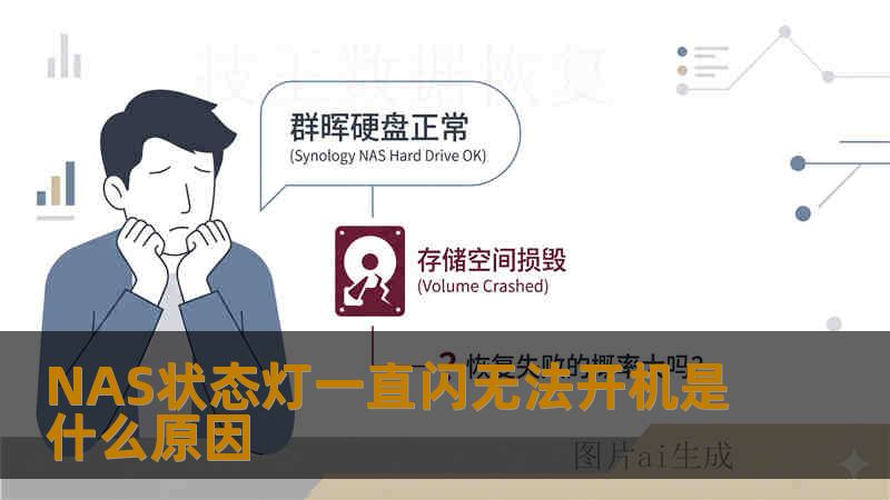 NAS状态灯一直闪无法开机是什么原因