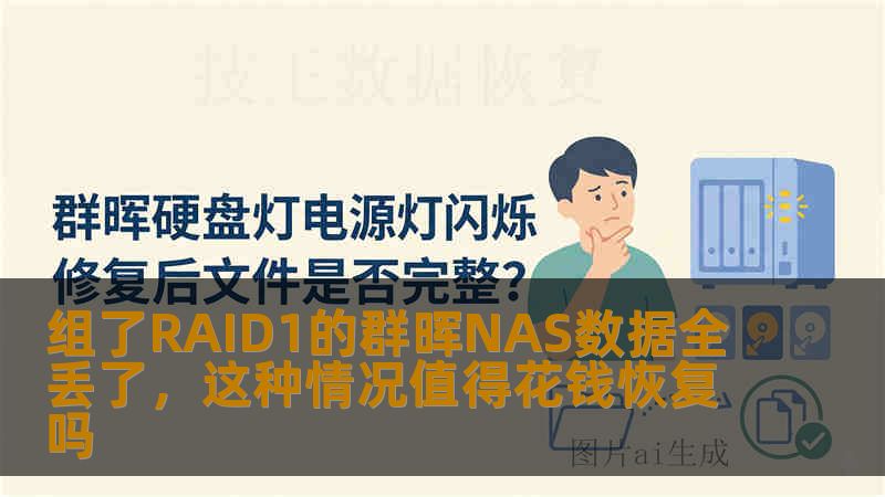 组了RAID1的群晖NAS数据全丢了,这种情况值得花钱恢复吗 组了RAID1的群晖NAS数据全丢了,这种情况值得花钱恢复吗
