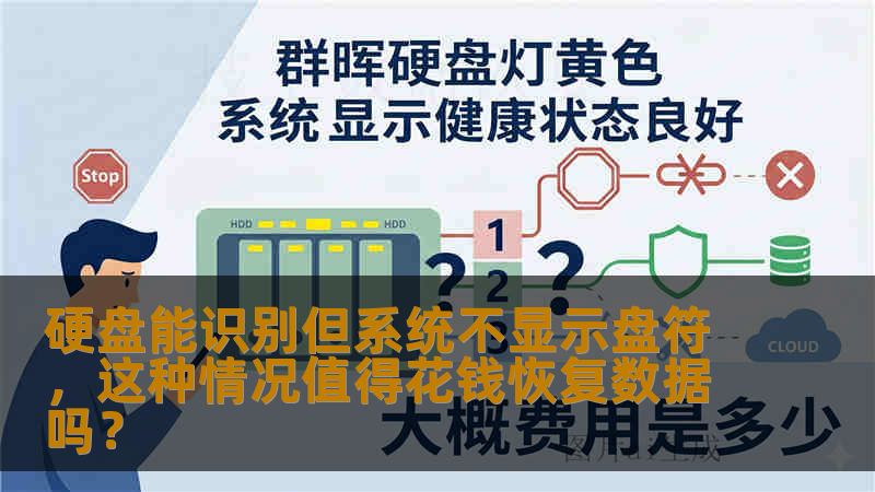 硬盘能识别但系统不显示盘符，这种情况值得花钱恢复数据吗？
