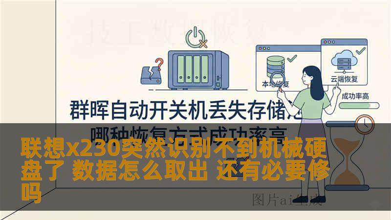 联想x230突然识别不到机械硬盘了 数据怎么取出 还有必要修吗 联想x230突然识别不到机械硬盘了 数据怎么取出 还有必要修吗