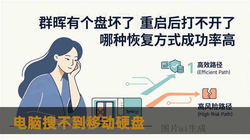 电脑搜不到移动硬盘