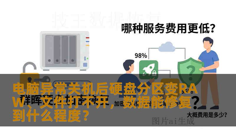 电脑异常关机后硬盘分区变RAW、文件打不开，数据能修复到什么程度？
