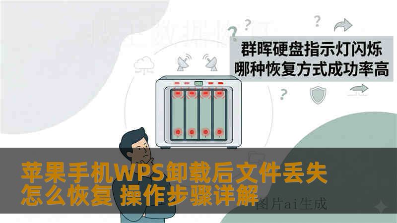 苹果手机WPS卸载后文件丢失怎么恢复 操作步骤详解