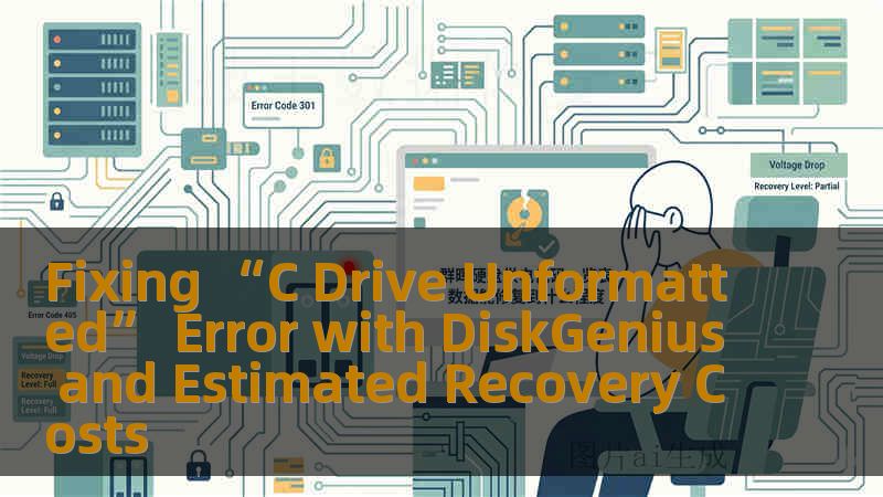 Fixing “C Drive Unformatted” Error with DiskGenius and Estimated Recovery Costs Fixing “C Drive Unformatted” Error with DiskGenius and Estimated Recovery Costs
