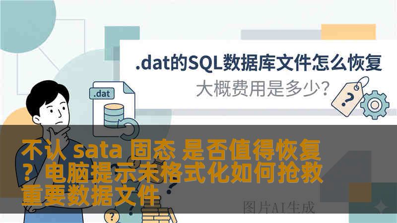 不认 sata 固态 是否值得恢复?电脑提示未格式化如何抢救重要数据文件 不认 sata 固态 是否值得恢复?电脑提示未格式化如何抢救重要数据文件