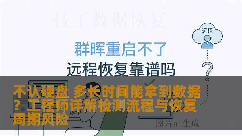 不认硬盘 多长时间能拿到数据?工程师详解检测流程与恢复周期风险 不认硬盘 多长时间能拿到数据?工程师详解检测流程与恢复周期风险