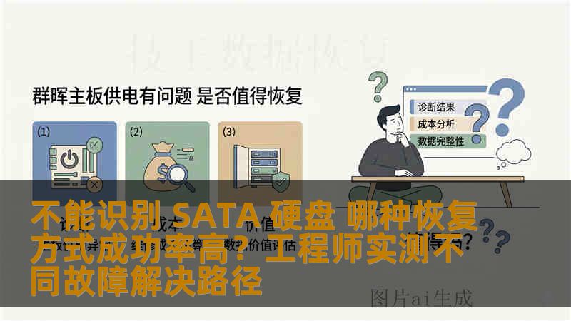 不能识别 SATA 硬盘 哪种恢复方式成功率高？工程师实测不同故障解决路径