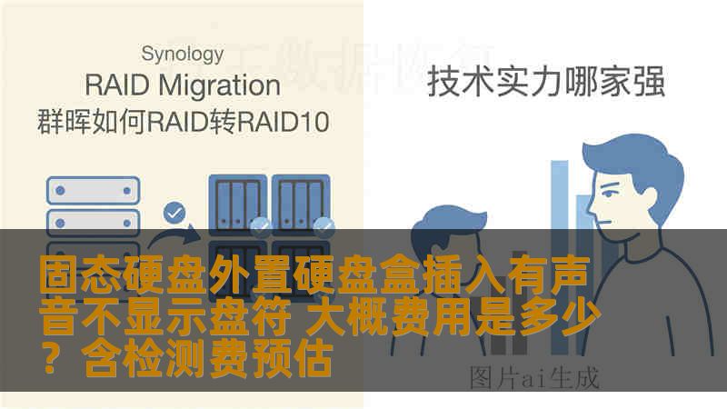 固态硬盘外置硬盘盒插入有声音不显示盘符 大概费用是多少？含检测费预估