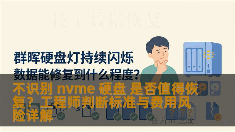 不识别 nvme 硬盘 是否值得恢复？工程师判断标准与费用风险详解