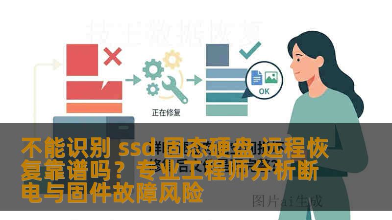 不能识别 ssd 固态硬盘 远程恢复靠谱吗?专业工程师分析断电与固件故障风险 不能识别 ssd 固态硬盘 远程恢复靠谱吗?专业工程师分析断电与固件故障风险