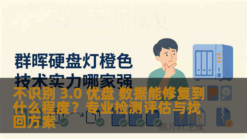 不识别 3.0 优盘 数据能修复到什么程度?专业检测评估与找回方案 不识别 3.0 优盘 数据能修复到什么程度?专业检测评估与找回方案