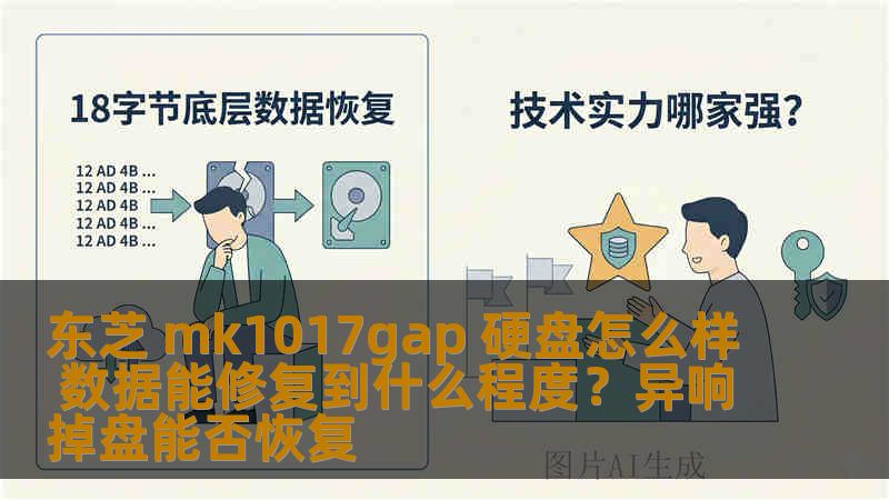 东芝 mk1017gap 硬盘怎么样 数据能修复到什么程度？异响掉盘能否恢复