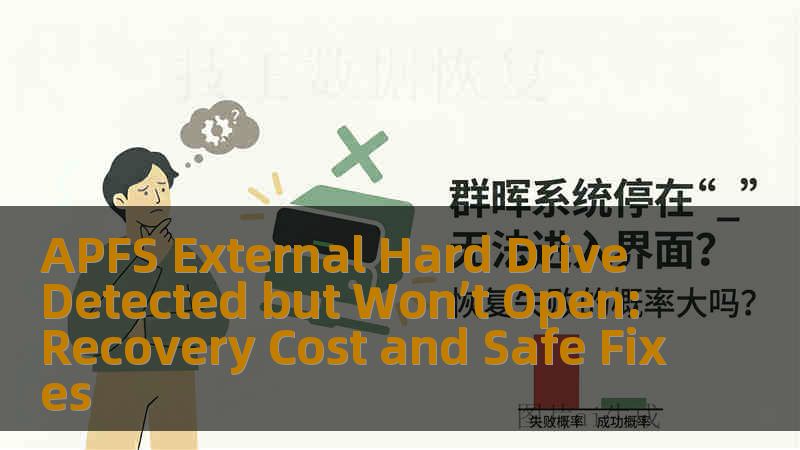APFS External Hard Drive Detected but Won’t Open: Recovery Cost and Safe Fixes APFS External Hard Drive Detected but Won’t Open: Recovery Cost and Safe Fixes