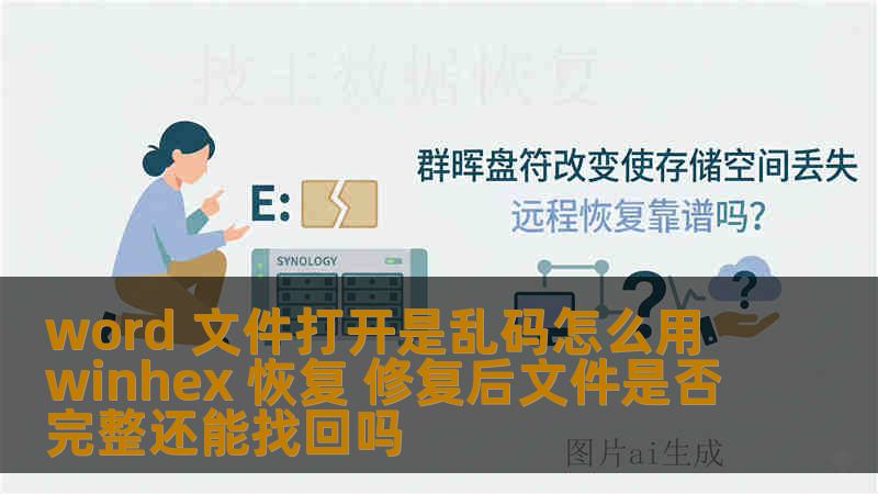 word 文件打开是乱码怎么用 winhex 恢复 修复后文件是否完整还能找回吗 word 文件打开是乱码怎么用 winhex 恢复 修复后文件是否完整还能找回吗