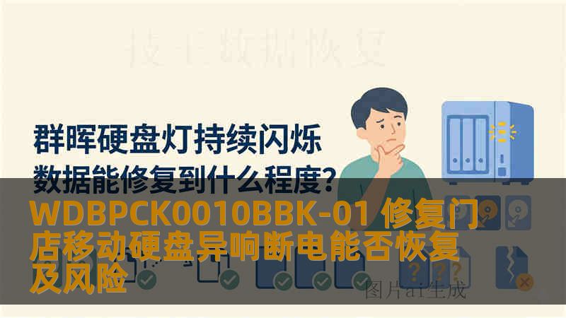 WDBPCK0010BBK-01 修复门店移动硬盘异响断电能否恢复及风险
