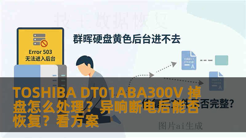 TOSHIBA DT01ABA300V 掉盘怎么处理?异响断电后能否恢复?看方案 TOSHIBA DT01ABA300V 掉盘怎么处理?异响断电后能否恢复?看方案