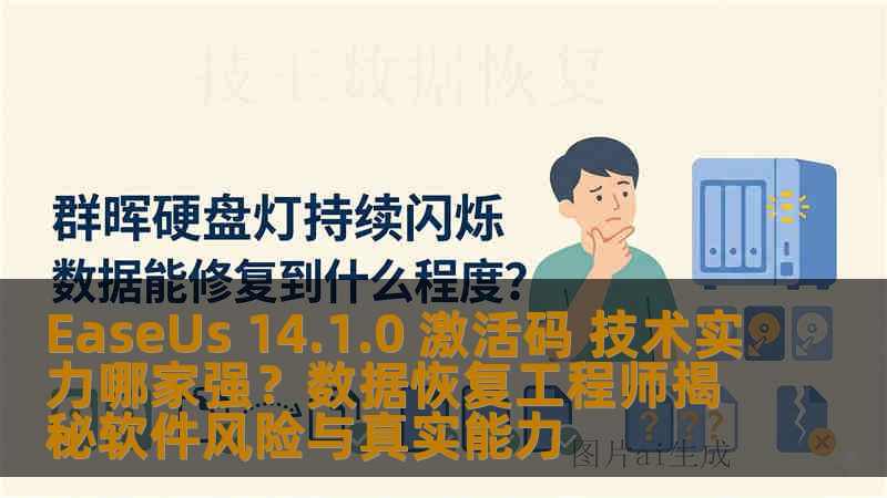EaseUs 14.1.0 激活码 技术实力哪家强？数据恢复工程师揭秘软件风险与真实能力