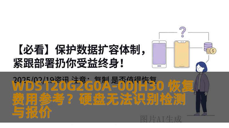 WDS120G2G0A-00JH30 恢复费用参考？硬盘无法识别检测与报价