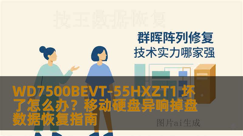 WD7500BEVT-55HXZT1 坏了怎么办？移动硬盘异响掉盘数据恢复指南