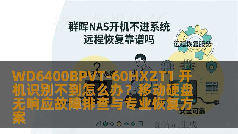 WD6400BPVT-60HXZT1 开机识别不到怎么办?移动硬盘无响应故障排查与专业恢复方案 WD6400BPVT-60HXZT1 开机识别不到怎么办?移动硬盘无响应故障排查与专业恢复方案