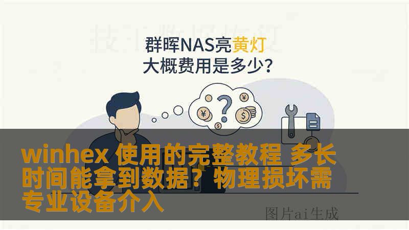 winhex 使用的完整教程 多长时间能拿到数据？物理损坏需专业设备介入