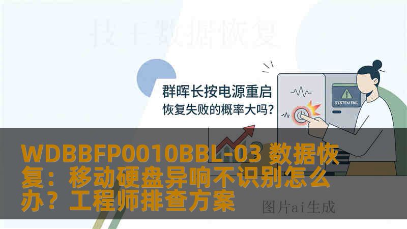 WDBBFP0010BBL-03 数据恢复：移动硬盘异响不识别怎么办？工程师排查方案