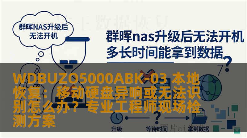 WDBUZO5000ABK-03 本地恢复：移动硬盘异响或无法识别怎么办？专业工程师现场检测方案