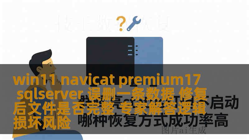 win11 navicat premium17 sqlserver 误删一条数据 修复后文件是否完整 专家解答逻辑损坏风险 win11 navicat premium17 sqlserver 误删一条数据 修复后文件是否完整 专家解答逻辑损坏风险