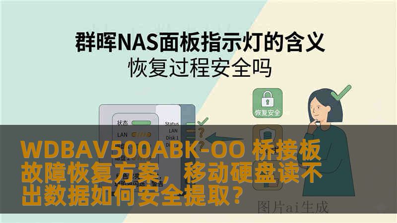 WDBAV500ABK-OO 桥接板故障恢复方案，移动硬盘读不出数据如何安全提取？