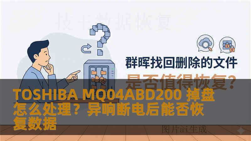 TOSHIBA MQ04ABD200 掉盘怎么处理？异响断电后能否恢复数据
