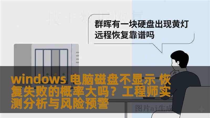 windows 电脑磁盘不显示 恢复失败的概率大吗？工程师实测分析与风险预警
