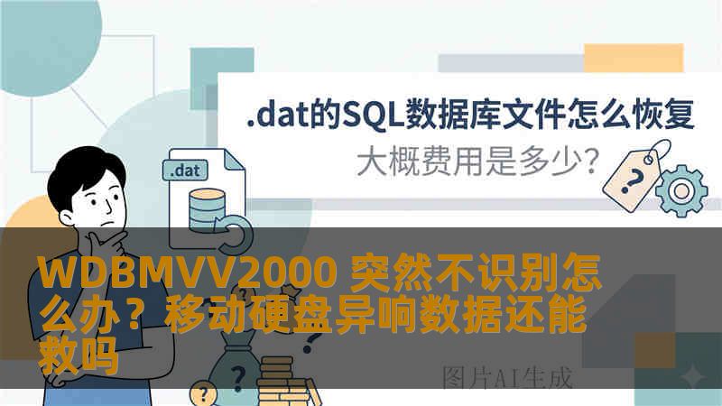 WDBMVV2000 突然不识别怎么办?移动硬盘异响数据还能救吗 WDBMVV2000 突然不识别怎么办?移动硬盘异响数据还能救吗