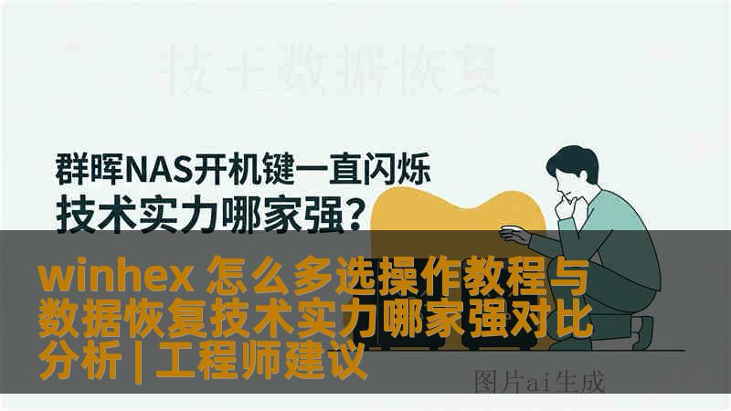 winhex 怎么多选操作教程与数据恢复技术实力哪家强对比分析 | 工程师建议