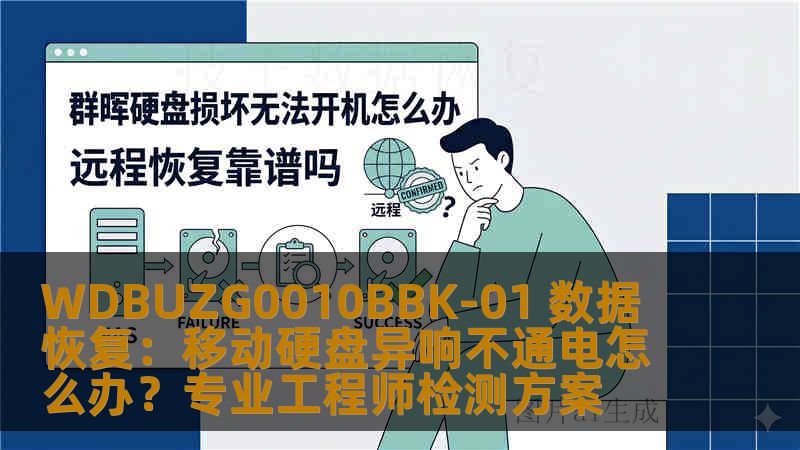 WDBUZG0010BBK-01 数据恢复：移动硬盘异响不通电怎么办？专业工程师检测方案