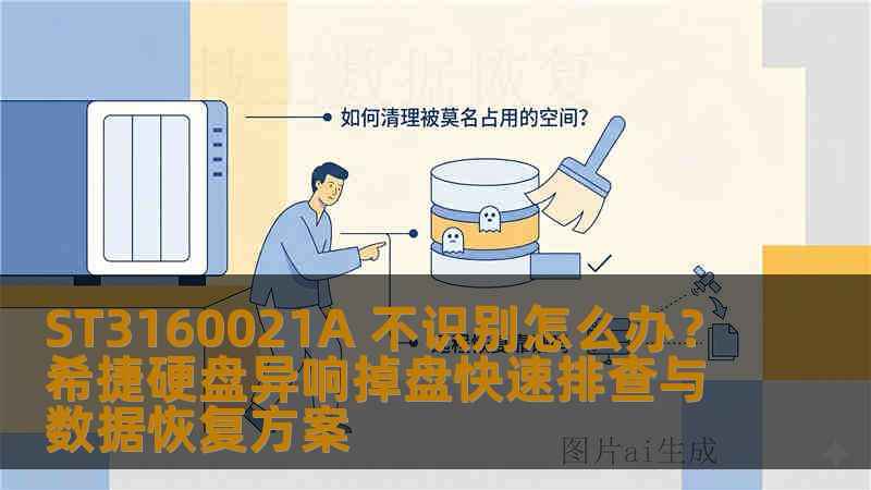 ST3160021A 不识别怎么办？希捷硬盘异响掉盘快速排查与数据恢复方案