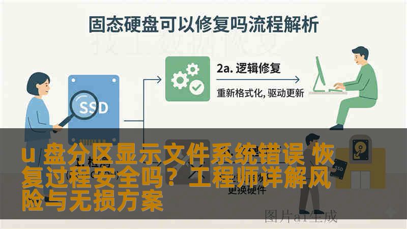 u 盘分区显示文件系统错误 恢复过程安全吗？工程师详解风险与无损方案