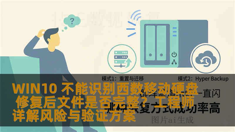 WIN10 不能识别西数移动硬盘 修复后文件是否完整?工程师详解风险与验证方案 WIN10 不能识别西数移动硬盘 修复后文件是否完整?工程师详解风险与验证方案