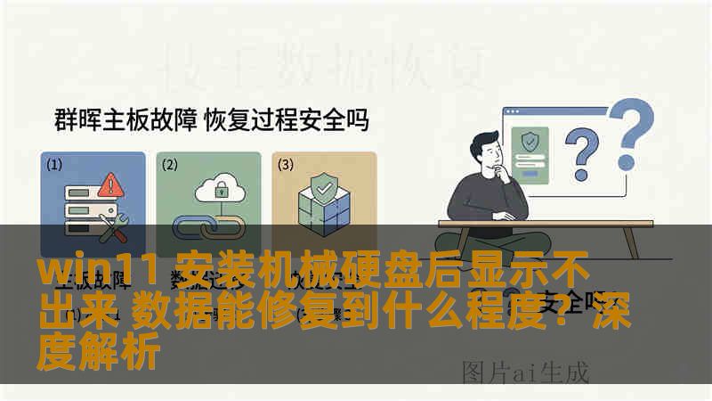win11 安装机械硬盘后显示不出来 数据能修复到什么程度？深度解析