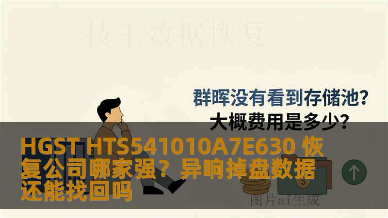 HGST HTS541010A7E630 恢复公司哪家强？异响掉盘数据还能找回吗