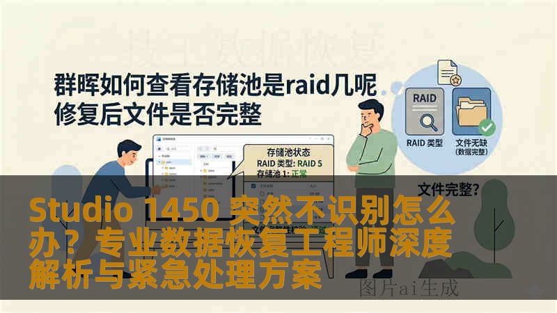 Studio 1450 突然不识别怎么办?专业数据恢复工程师深度解析与紧急处理方案 Studio 1450 突然不识别怎么办?专业数据恢复工程师深度解析与紧急处理方案