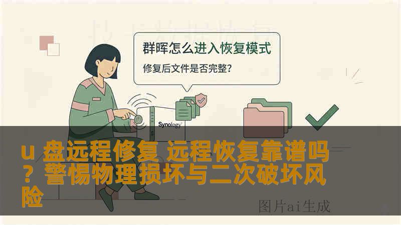 u 盘远程修复 远程恢复靠谱吗？警惕物理损坏与二次破坏风险