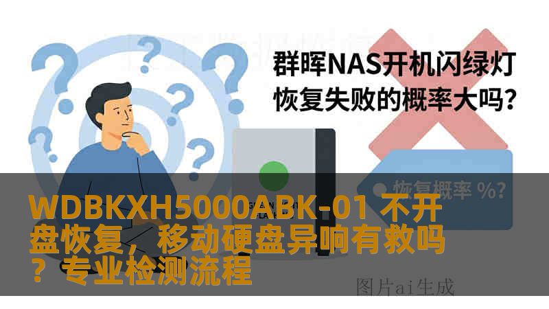 WDBKXH5000ABK-01 不开盘恢复，移动硬盘异响有救吗？专业检测流程