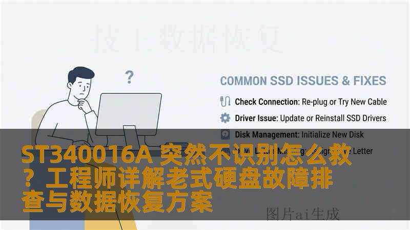 ST340016A 突然不识别怎么救？工程师详解老式硬盘故障排查与数据恢复方案