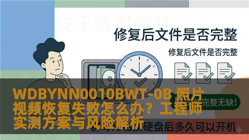 WDBYNN0010BWT-0B 照片视频恢复失败怎么办？工程师实测方案与风险解析