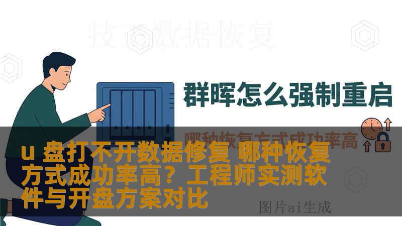u 盘打不开数据修复 哪种恢复方式成功率高？工程师实测软件与开盘方案对比