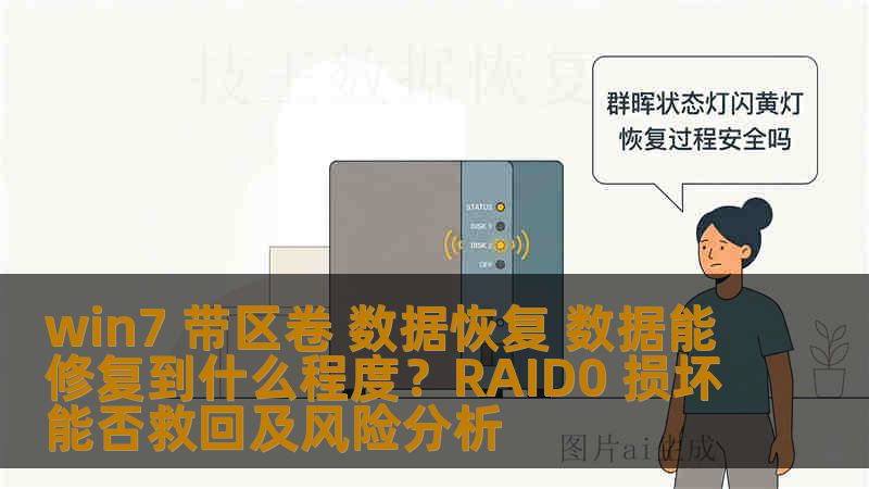 win7 带区卷 数据恢复 数据能修复到什么程度？RAID0 损坏能否救回及风险分析