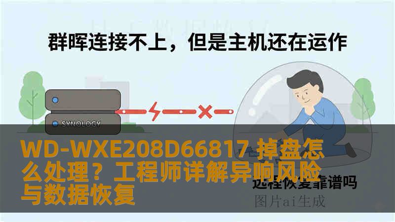 WD-WXE208D66817 掉盘怎么处理？工程师详解异响风险与数据恢复