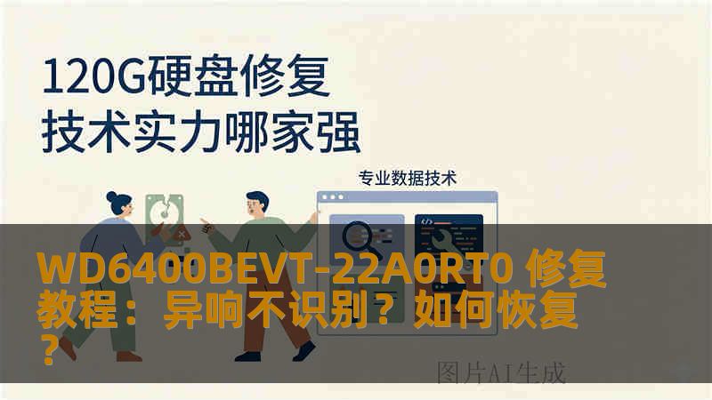 WD6400BEVT-22A0RT0 修复教程：异响不识别？如何恢复？